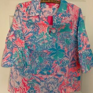 Blue Peri Viva La Lilly Ginger Top